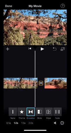 how to make square video in imovie iphone