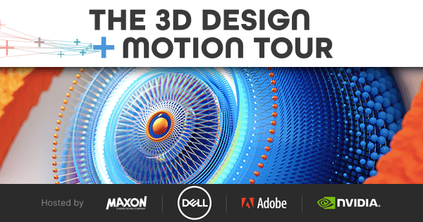 Maxon Cinema 4D News from SIGGRAPH 2019 and Maxon 3D Motion Design tour!
