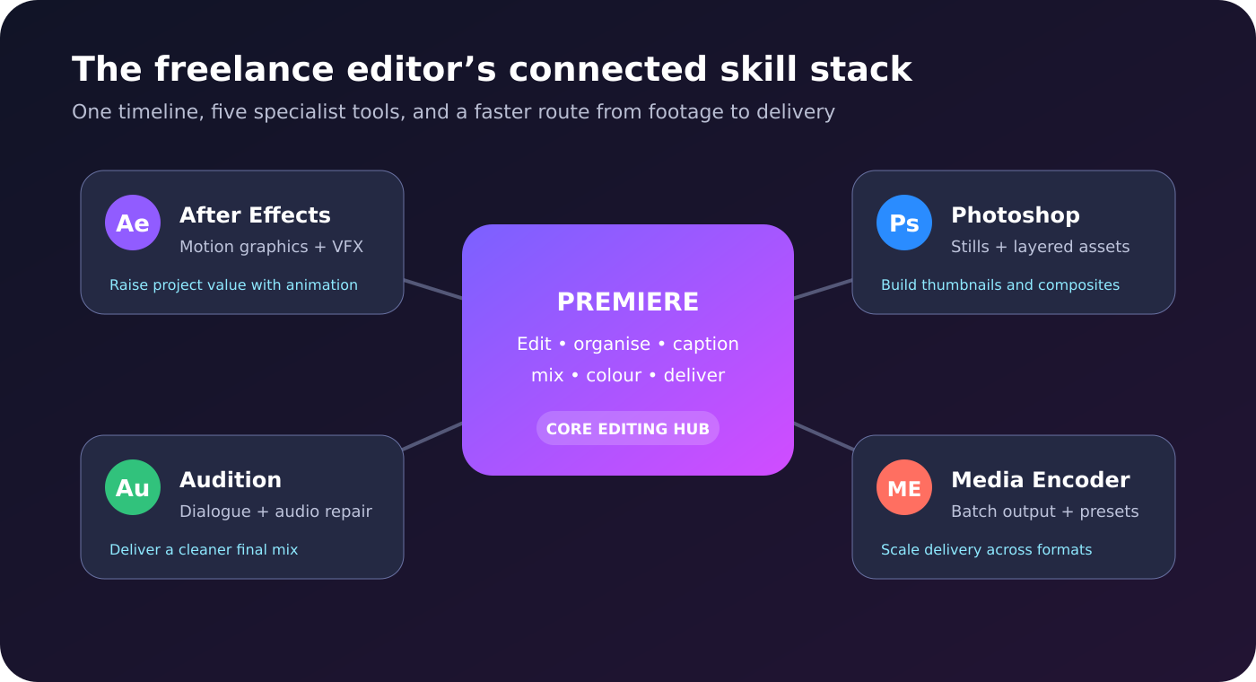 Connected Adobe editing workflow